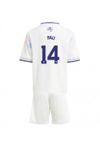 Aston Villa Pau Torres #14 Babytruitje 3e tenue Kind 2025-26 Korte Mouw (+ Korte broeken)